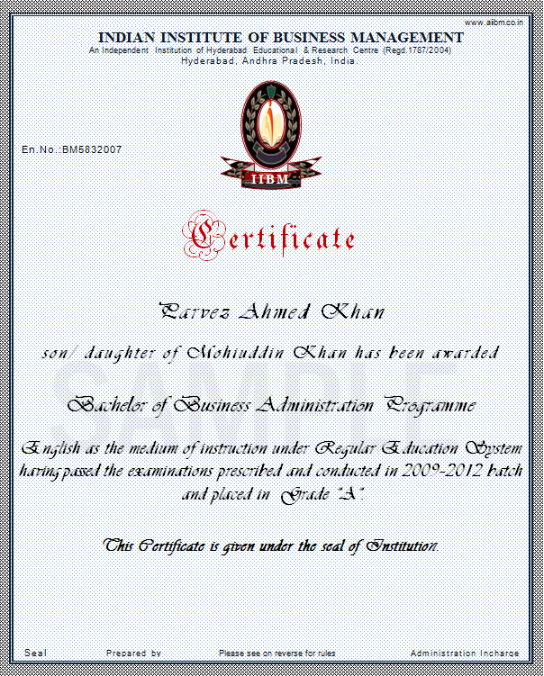 IIBM Indian Institute Of Business Management